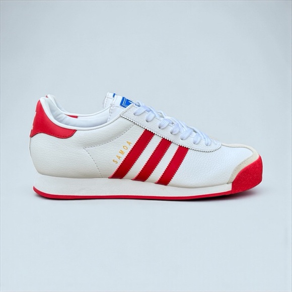 Adidas Samoa Men’s Sneakers – Size 12 – White/Red - Picture 2 of 7